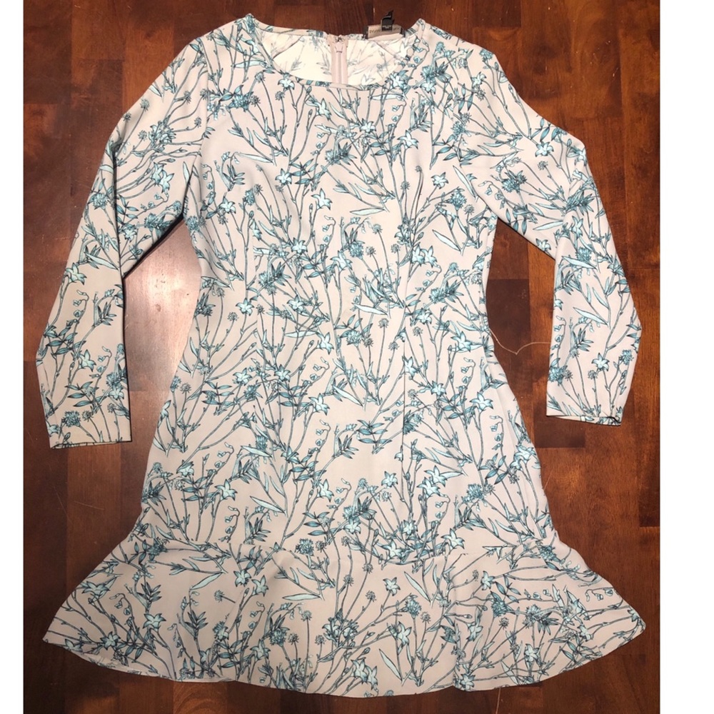 Floral peplum Banana Republic dress